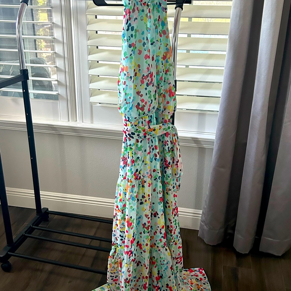 Julia Jordan Long Confetti Sundress